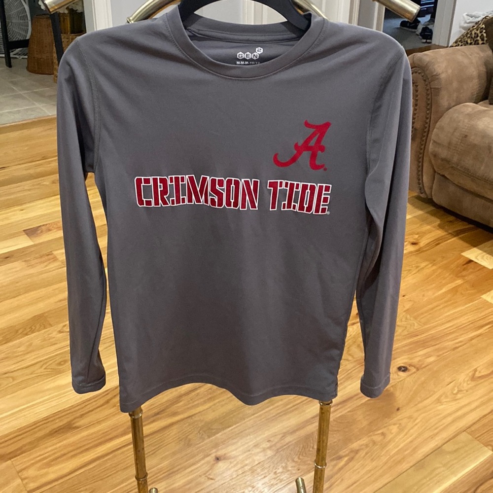 Alabama Crimson Tide top (gray/red/white)